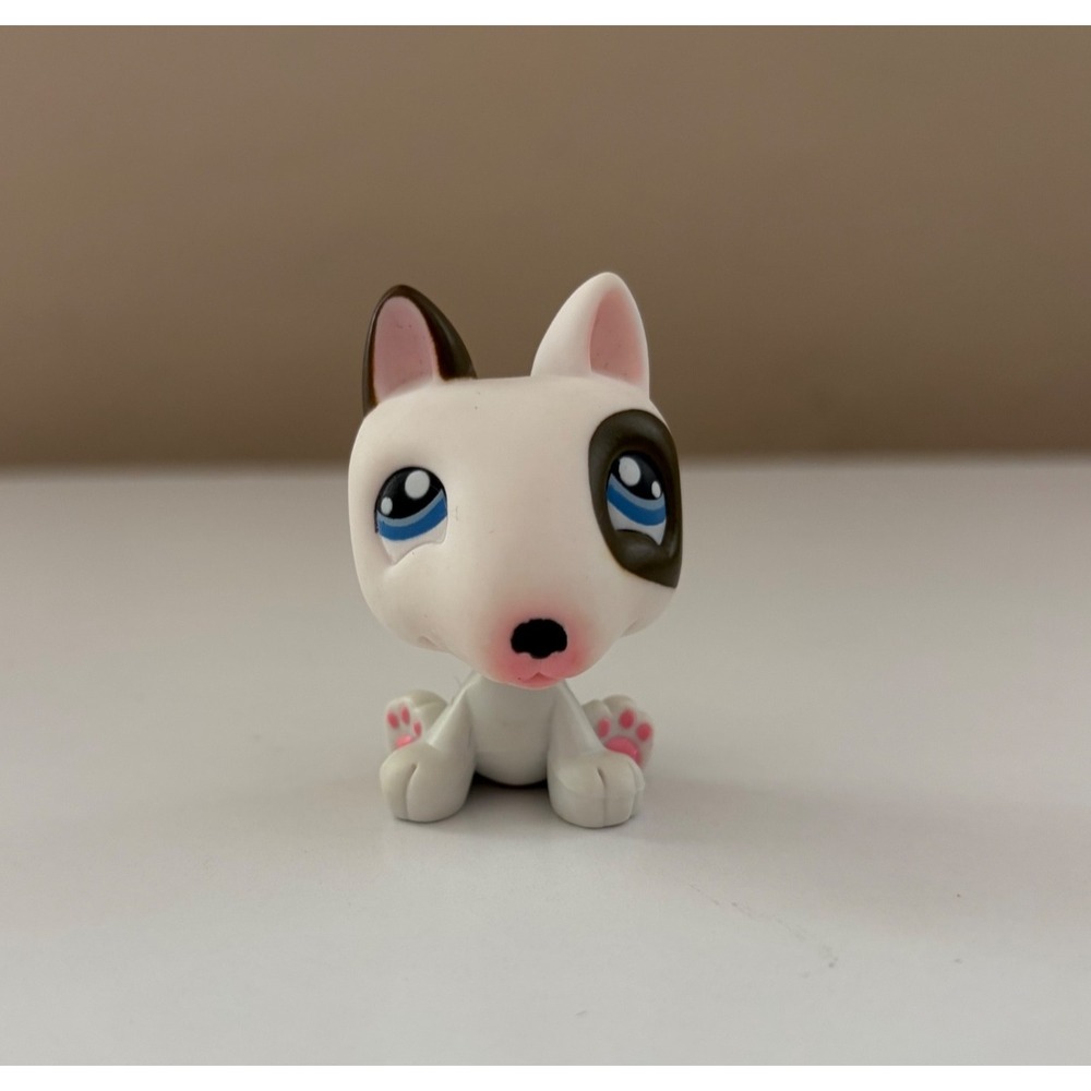 Littlest Pet Shop Bull Terrier 2007 Paws Off Electronic Diary White Black Hasbro